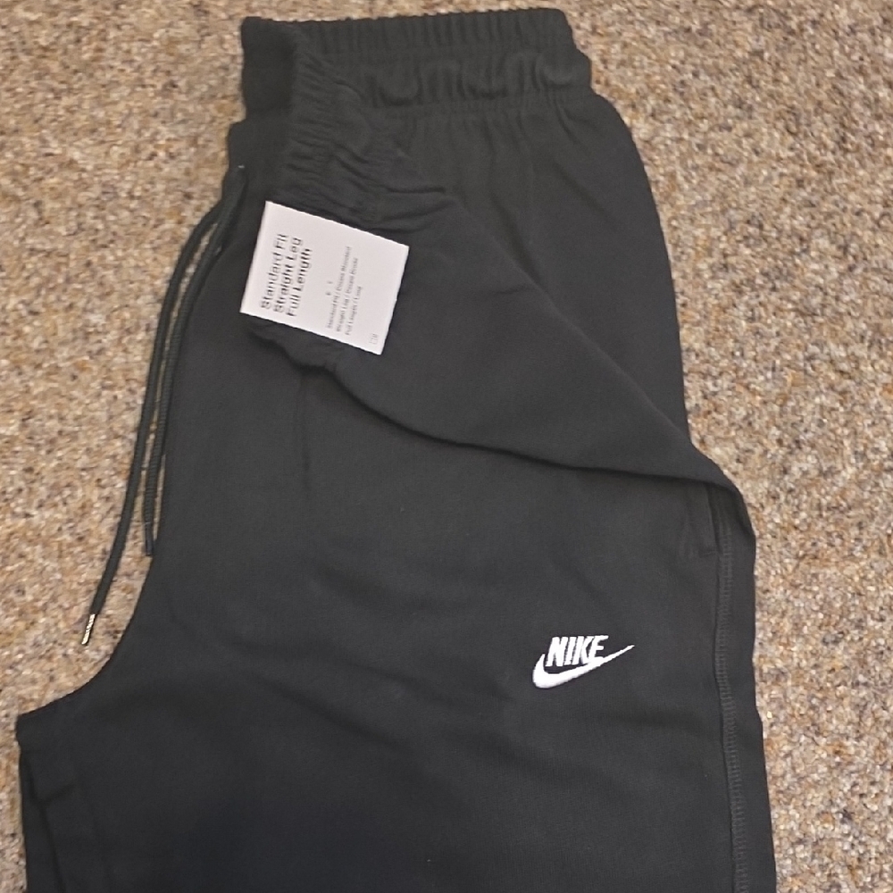 Nike Black Joggers with White Logo
